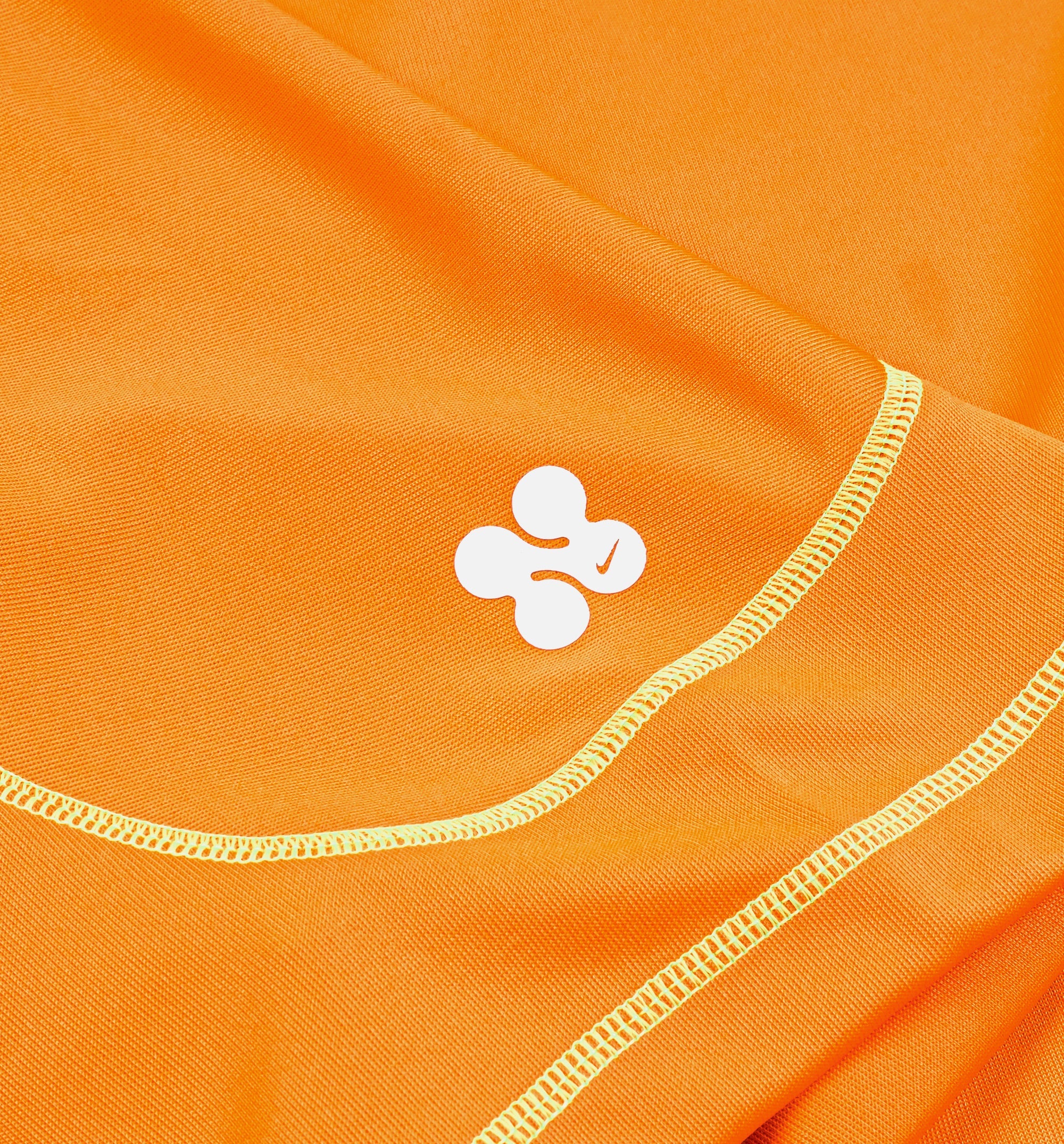 Project Frog Mens Short Sleeve Shirt Orange White