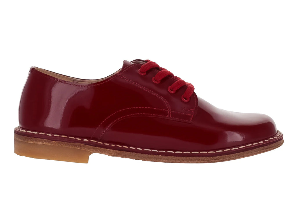 Zapatos Elefante Charol Rojo para Niña