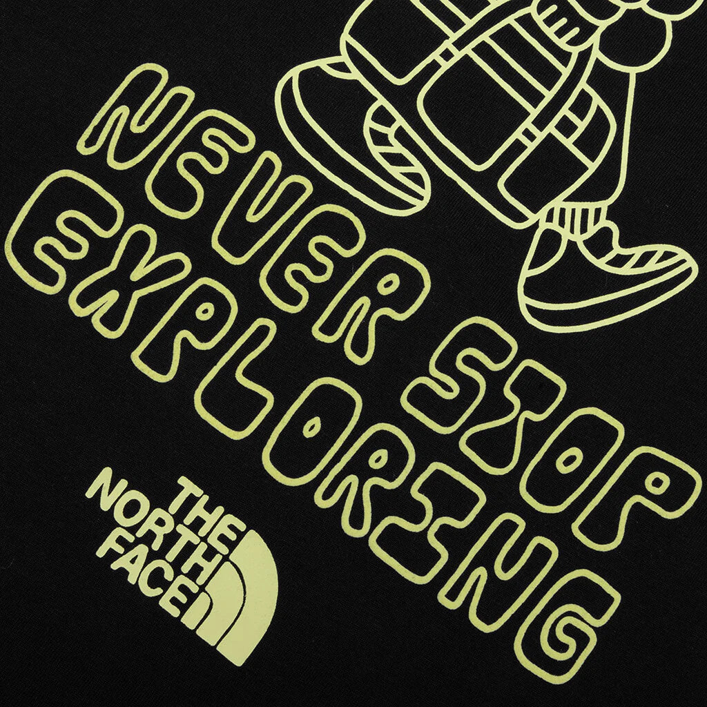Alien Relaxed S S Graphic Tee Black
