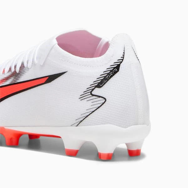 PUMA Ultra Match FG AG Firm Ground Cleats White Black Fire Orchid