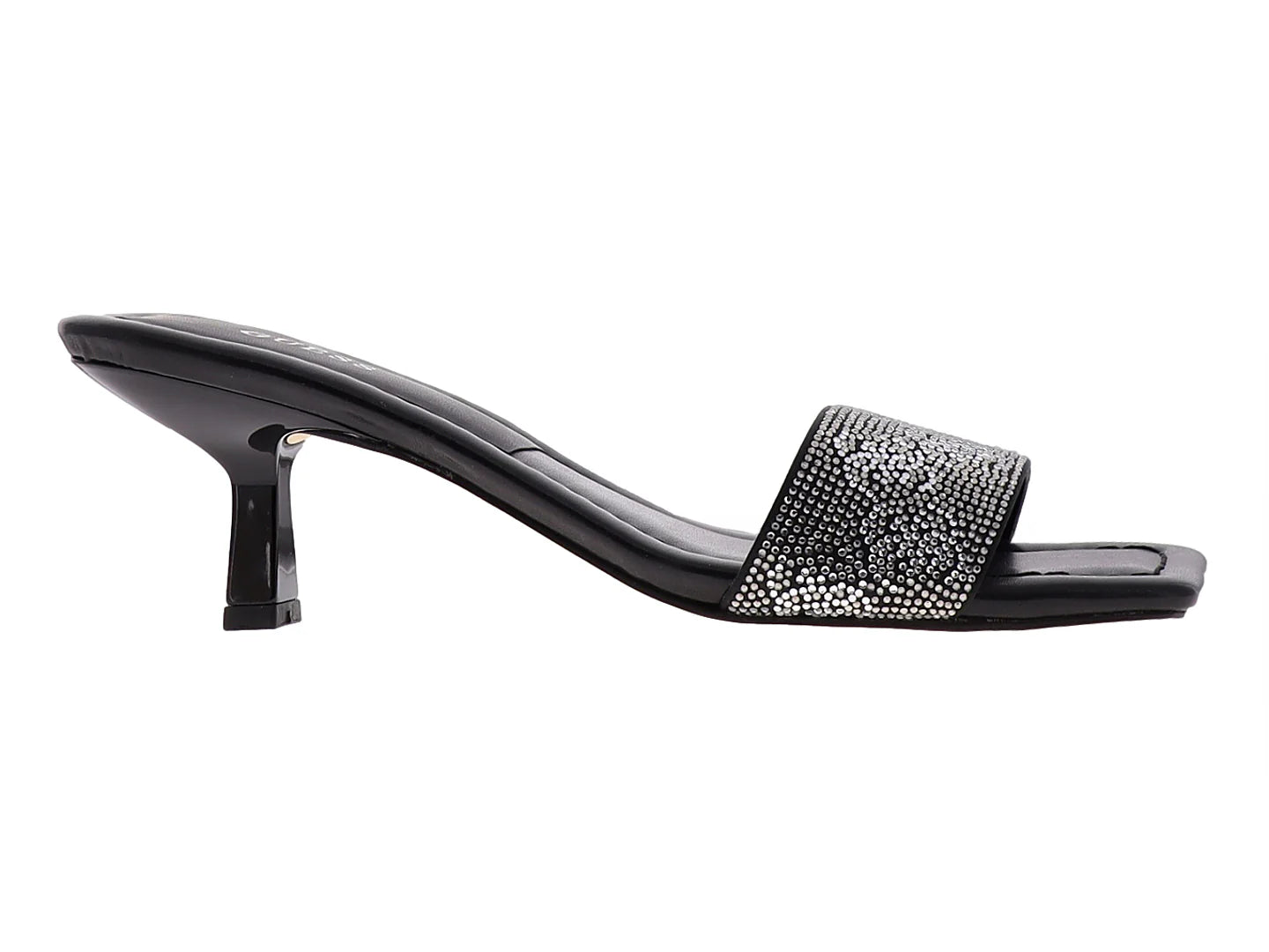 Sandalias Guess Crystal Jet Black para Mujer