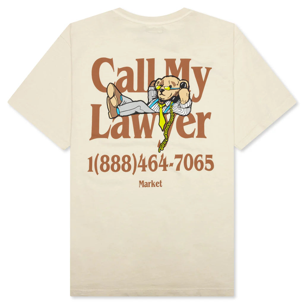 Better Call Bear T Shirt Ecru
