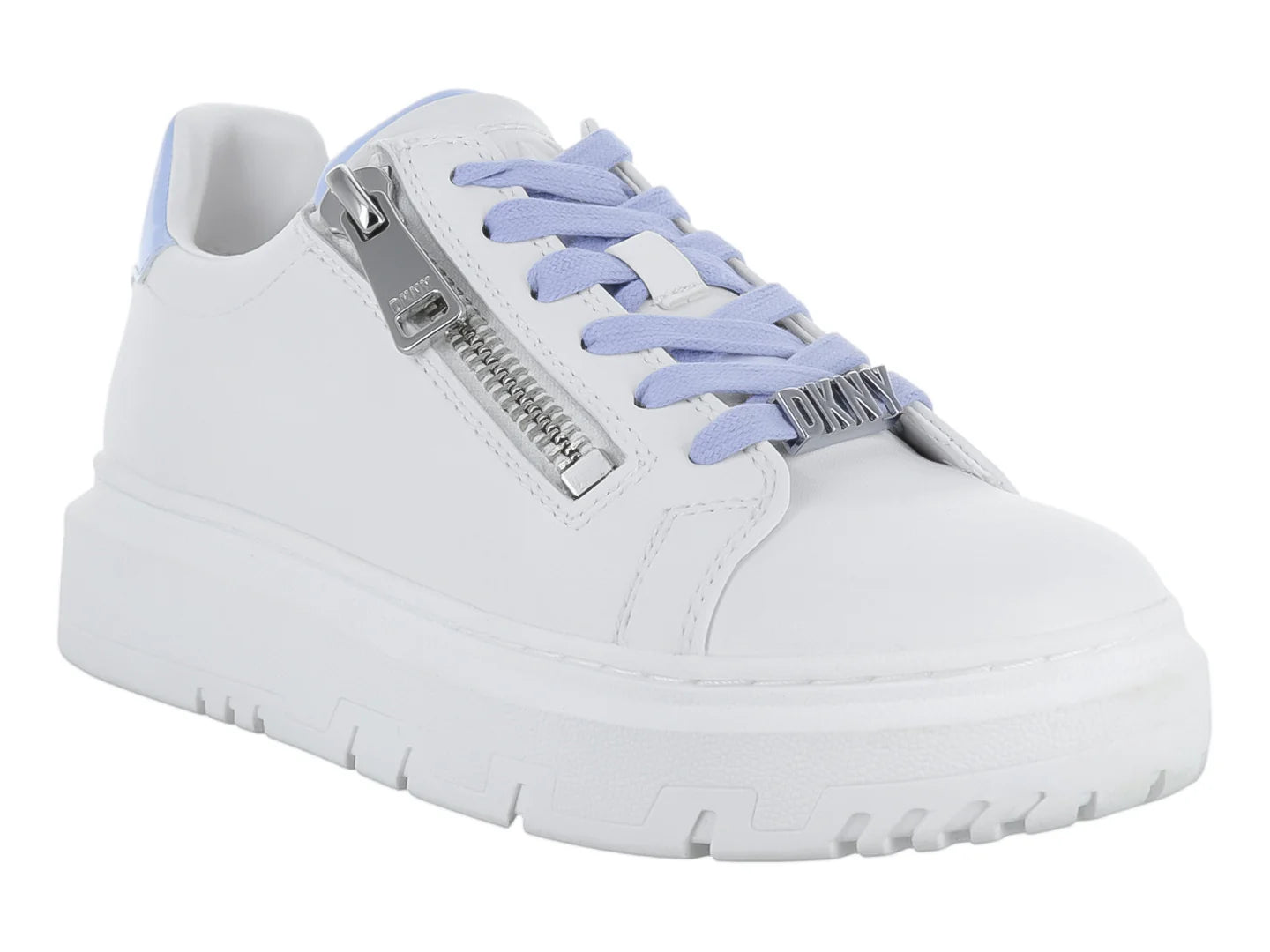 Tenis DKNY Blanco y Lavanda para Mujer