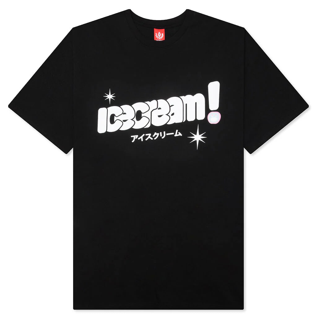 Bubble Gum S S Tee Black