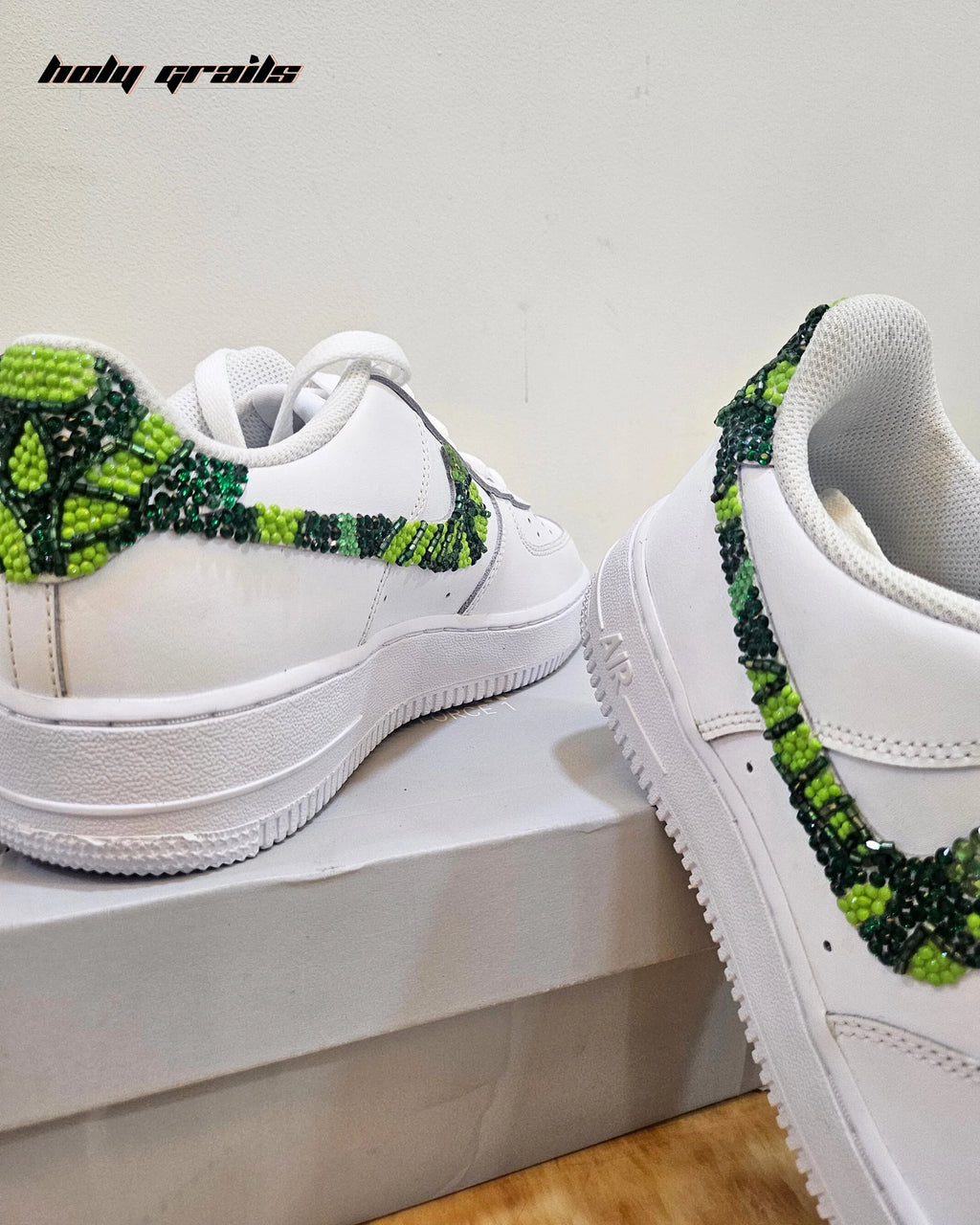 Air Force 1 x Jaded Emerald Swoosh