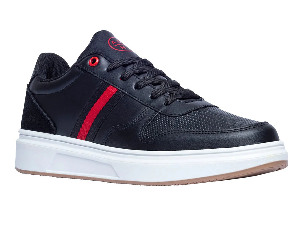 Tenis Aeropostale Maurice Negro con Rojo para Hombre