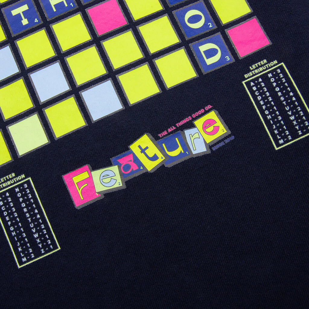 Kids Scrabble Crewneck Navy