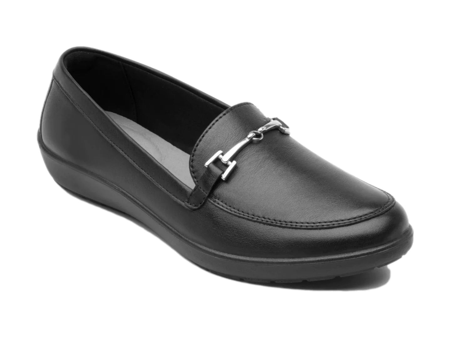 Zapatos Planos Flexi Negros para Mujer