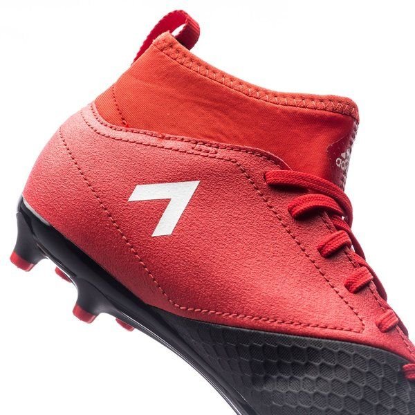 adidas ACE 173 FG J Youth Firm Ground Soccer Cleats Red Black White