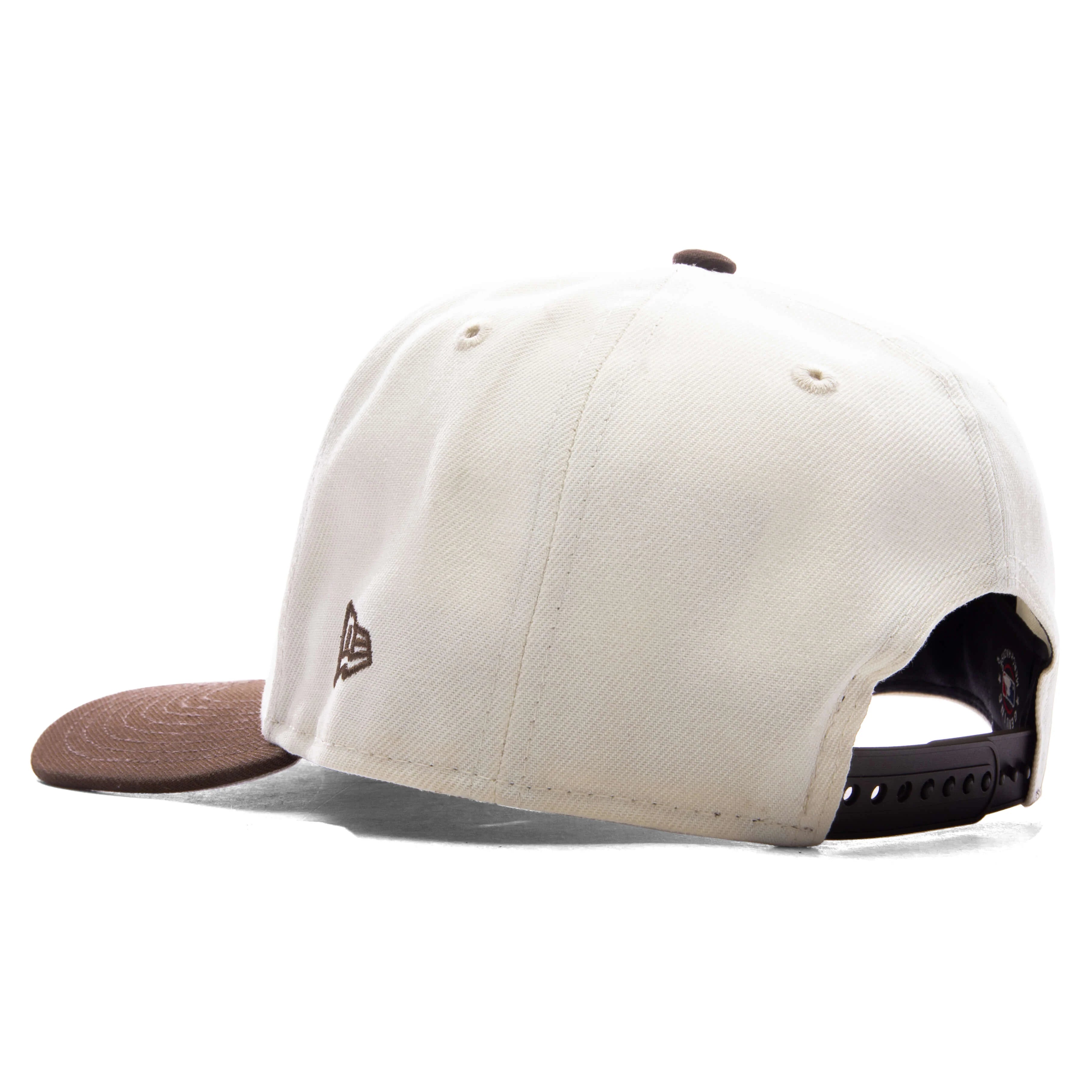 9FIFTY A Frame Snapback Upside Down Los Angeles Dodgers Chrome Walnut