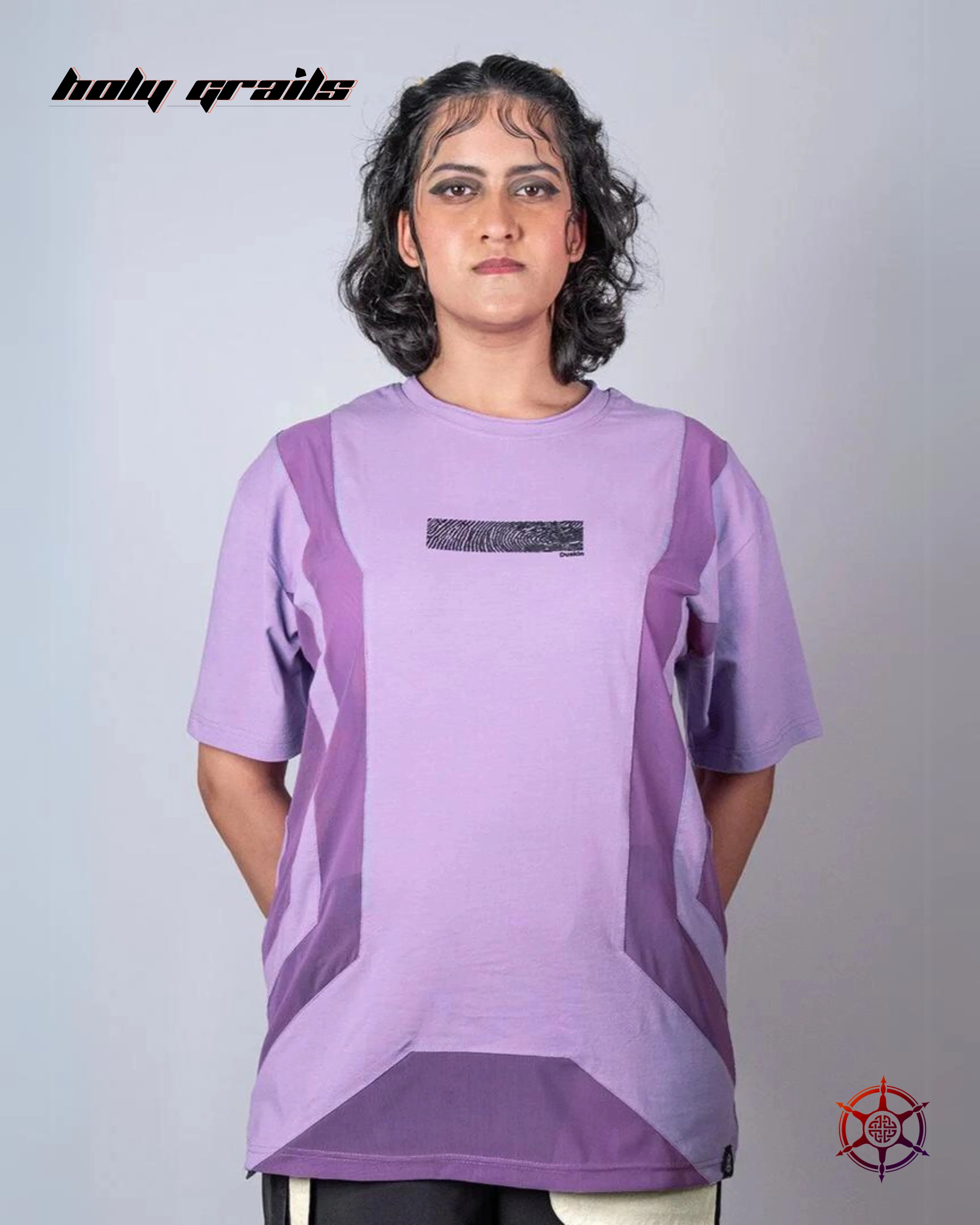 Lavender Byte Oversized Tee HG x Duskin