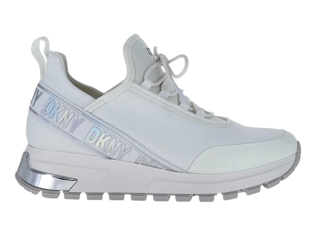 Tenis DKNY Blanco y Plata para Mujer