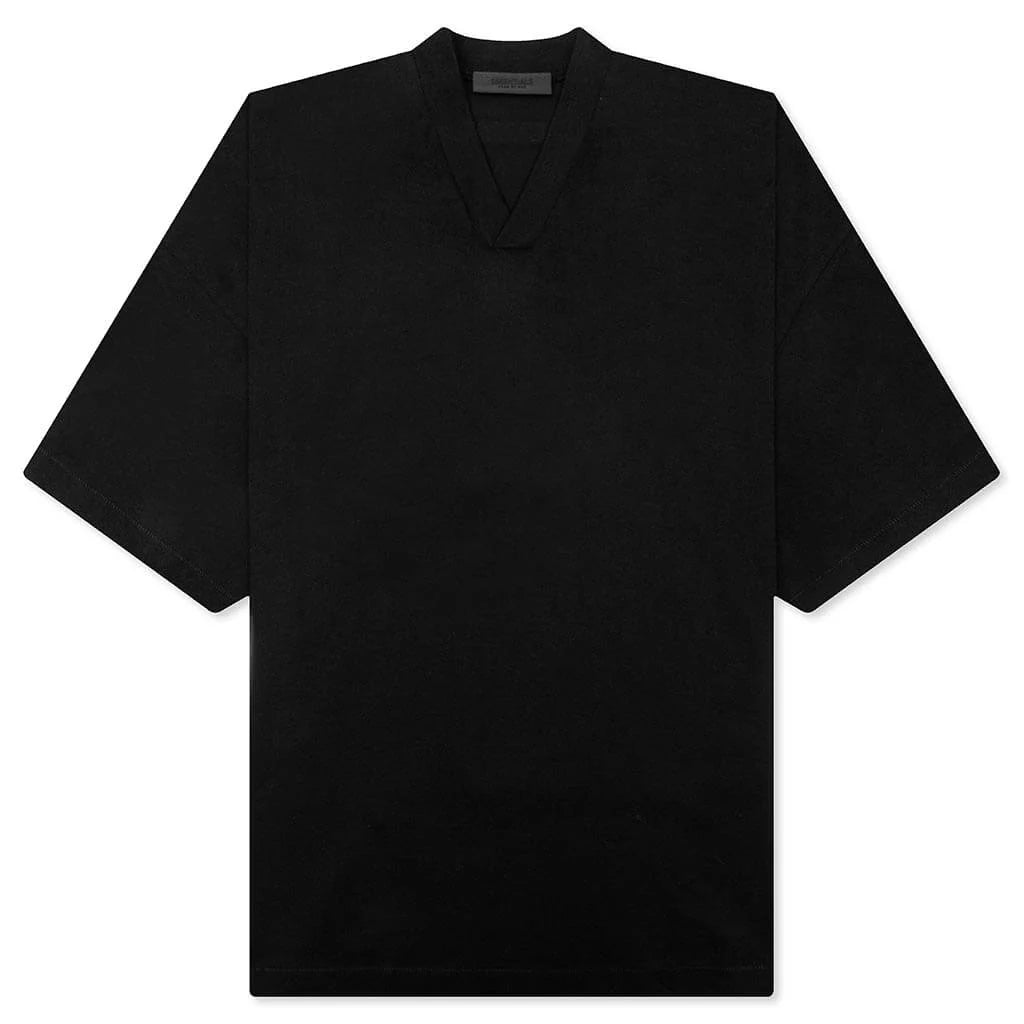 V Neck T Shirt Jet Black