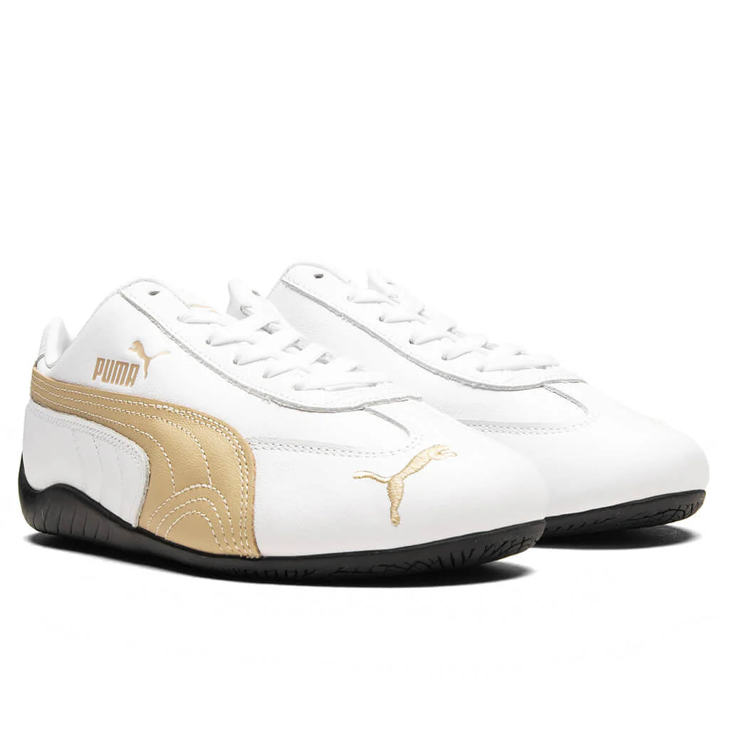 Womens Speedcat OG Leather White Toasted Almond