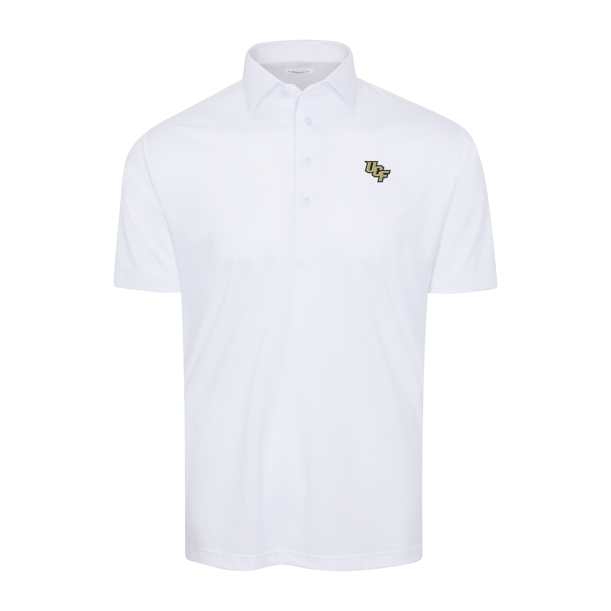 UCF Semi-Spread Collar Polo White