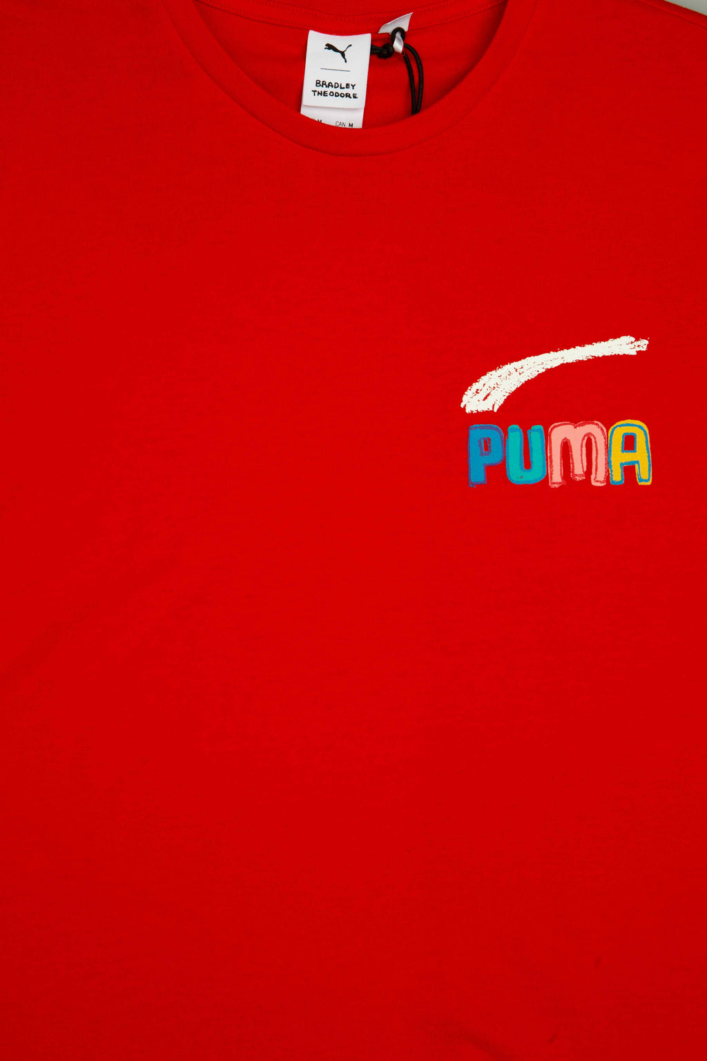 Puma X Bradley Theodore Mens T Shirt Red Red