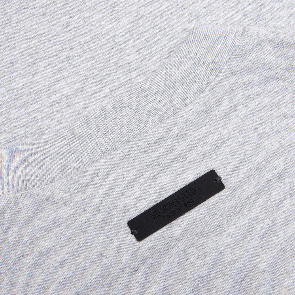 Kids Jersey Crewneck Tee Light Heather Gray