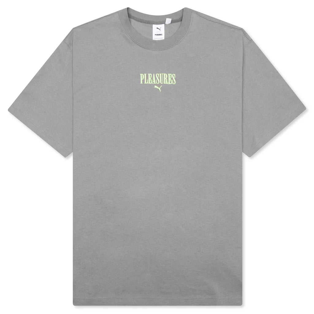 Puma x Pleasures Graphic Tee Stormy Slate