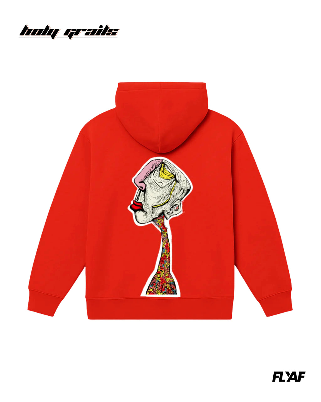 Enigma Gaze Red Hoodie HG x FLYAF