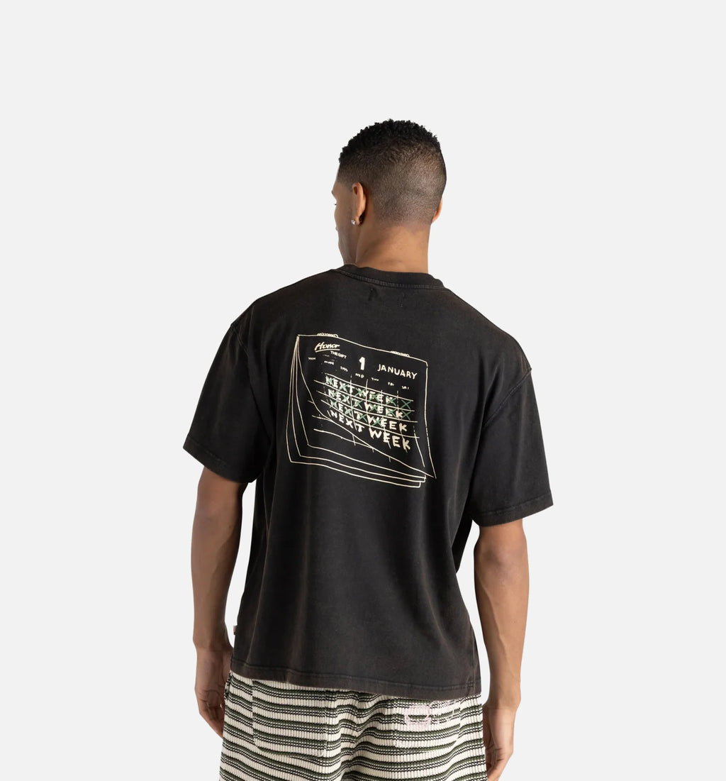 Nothing Changes Mens Short Sleeve Shirt Black