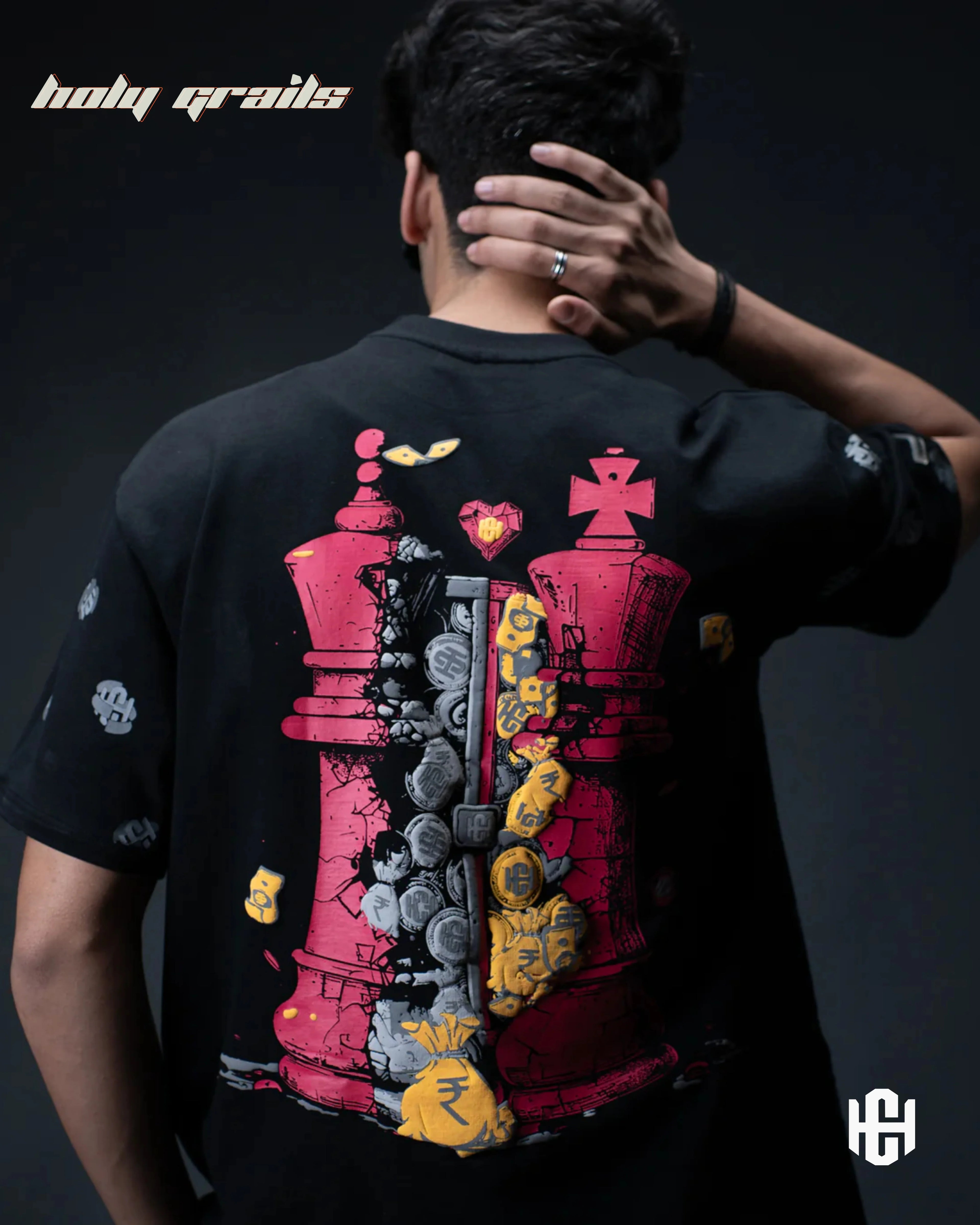 Checkmate Black Graphic Tee HG x Charactr