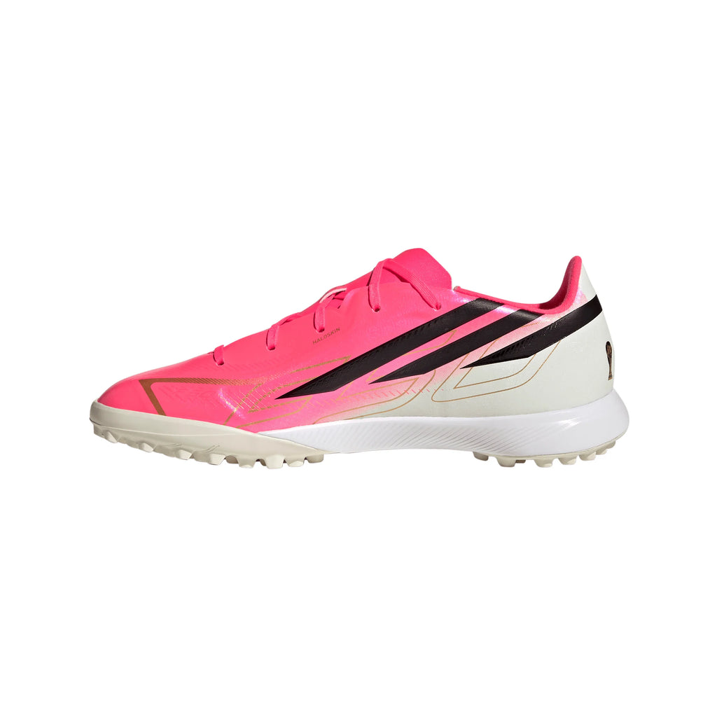 adidas F50 Hyperfast League Turf Youth Soccer Cleats Turquesa Black Gold