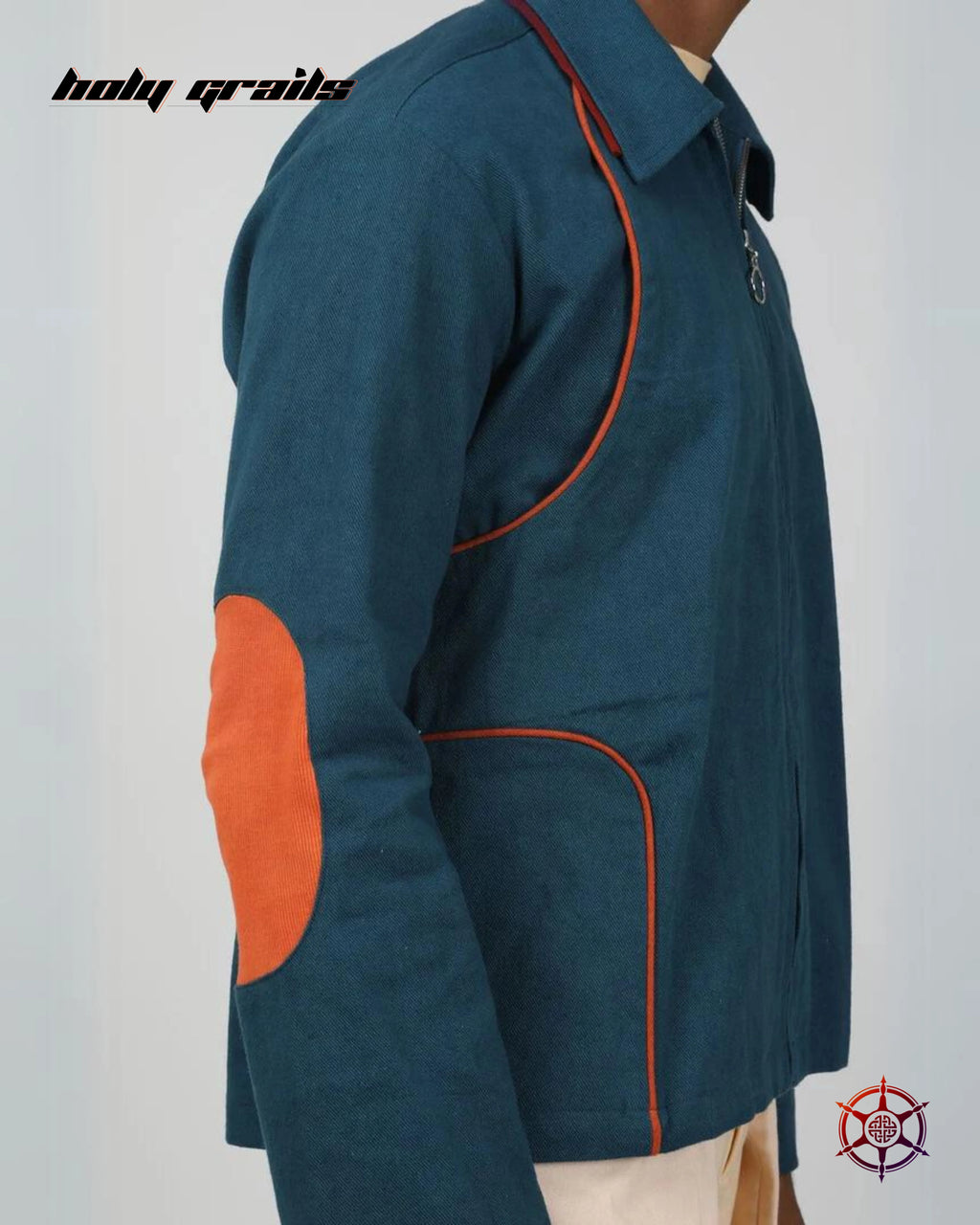 Crystal Teal Panel Shacket HG x Duskin