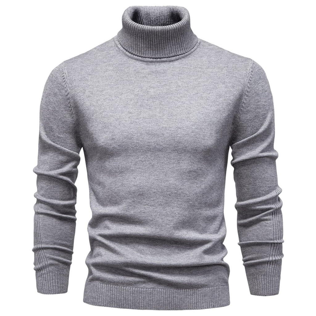 Mens Turtleneck Pullover Sweater