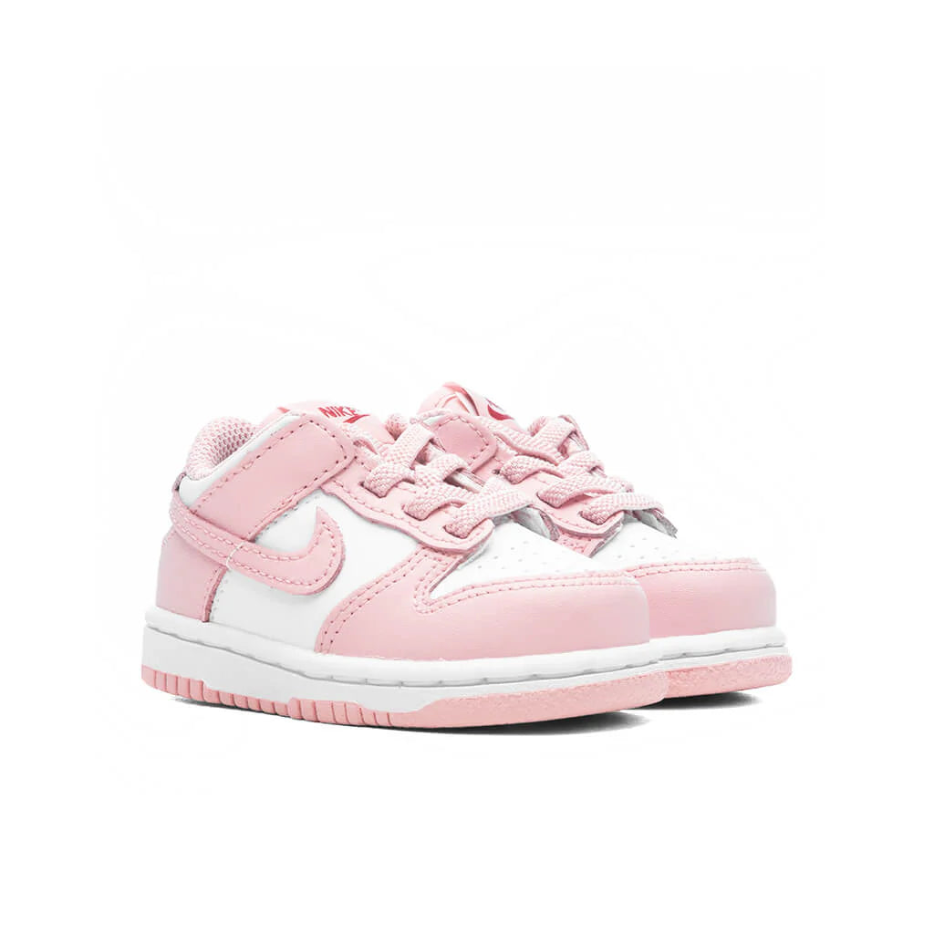Dunk Low TD White Pink Glaze Pomegranate
