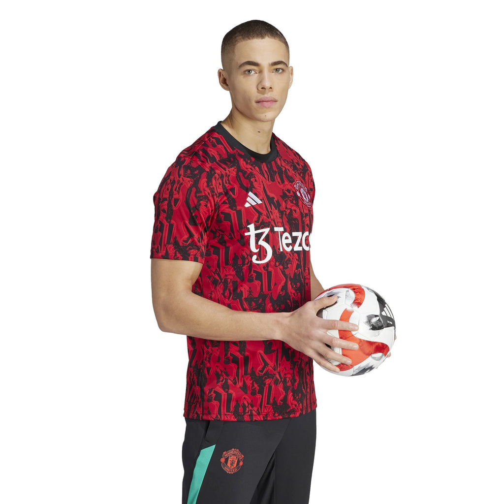 adidas Manchester United 23 24 Pre Match Shirt