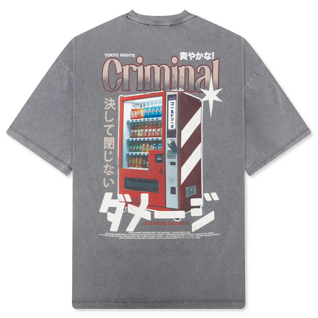 Vending Tee Washed Grey