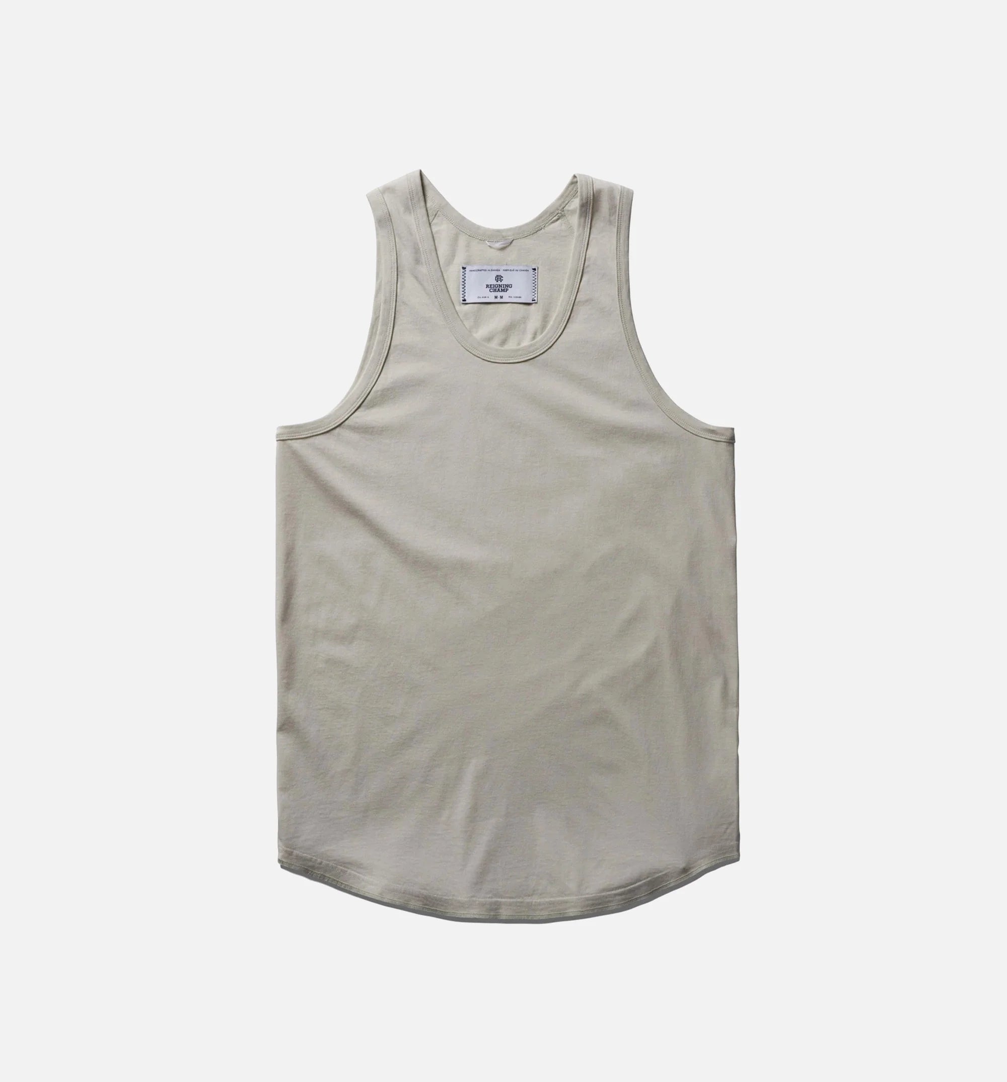 Reigning Champ Scalloped Tank Mens Dust