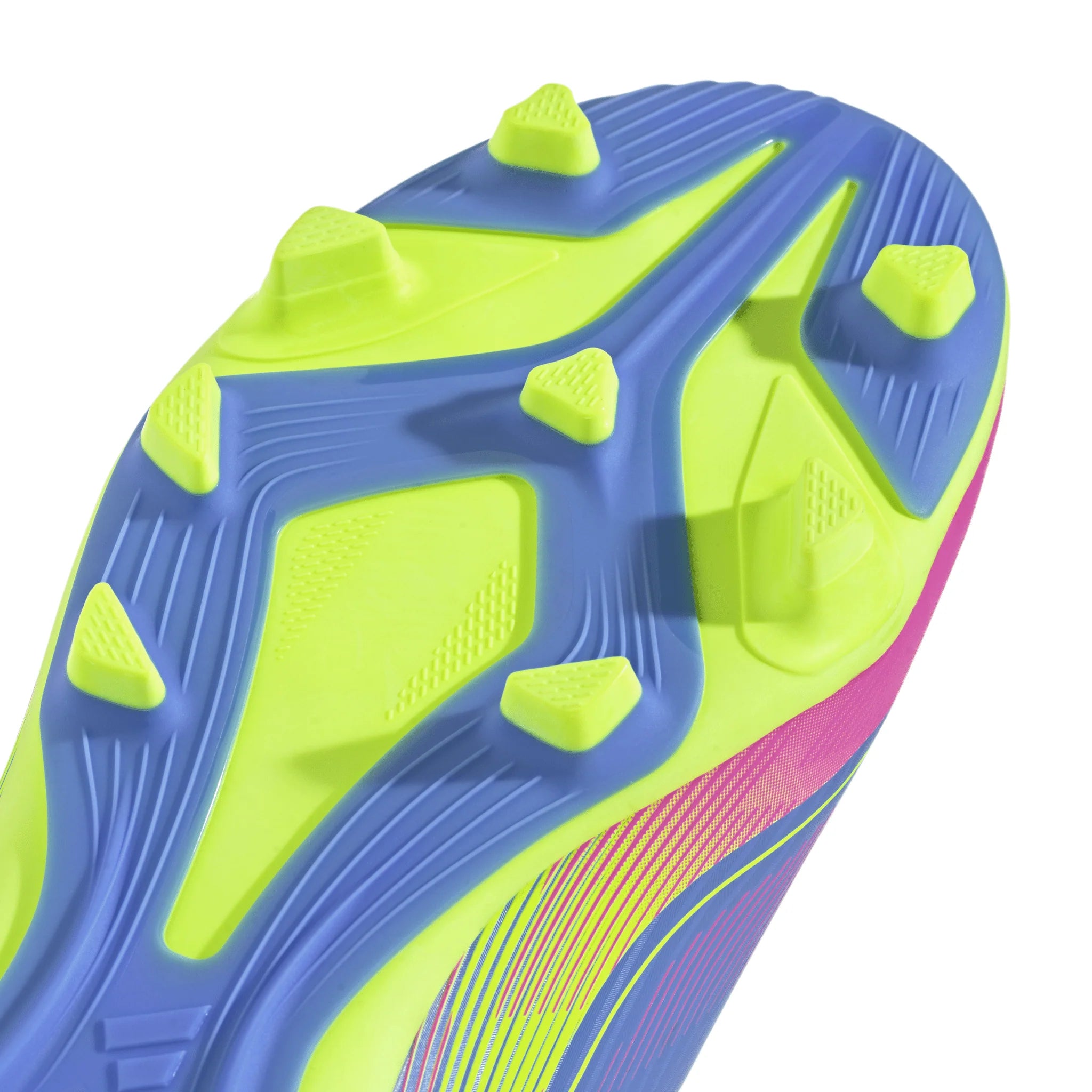 adidas F50 Club Firm Multi Ground Boots Junior Blue Lemon