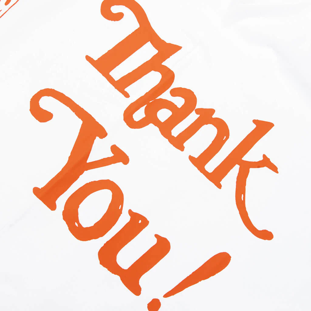Thank You Plastic Bag T Shirt White