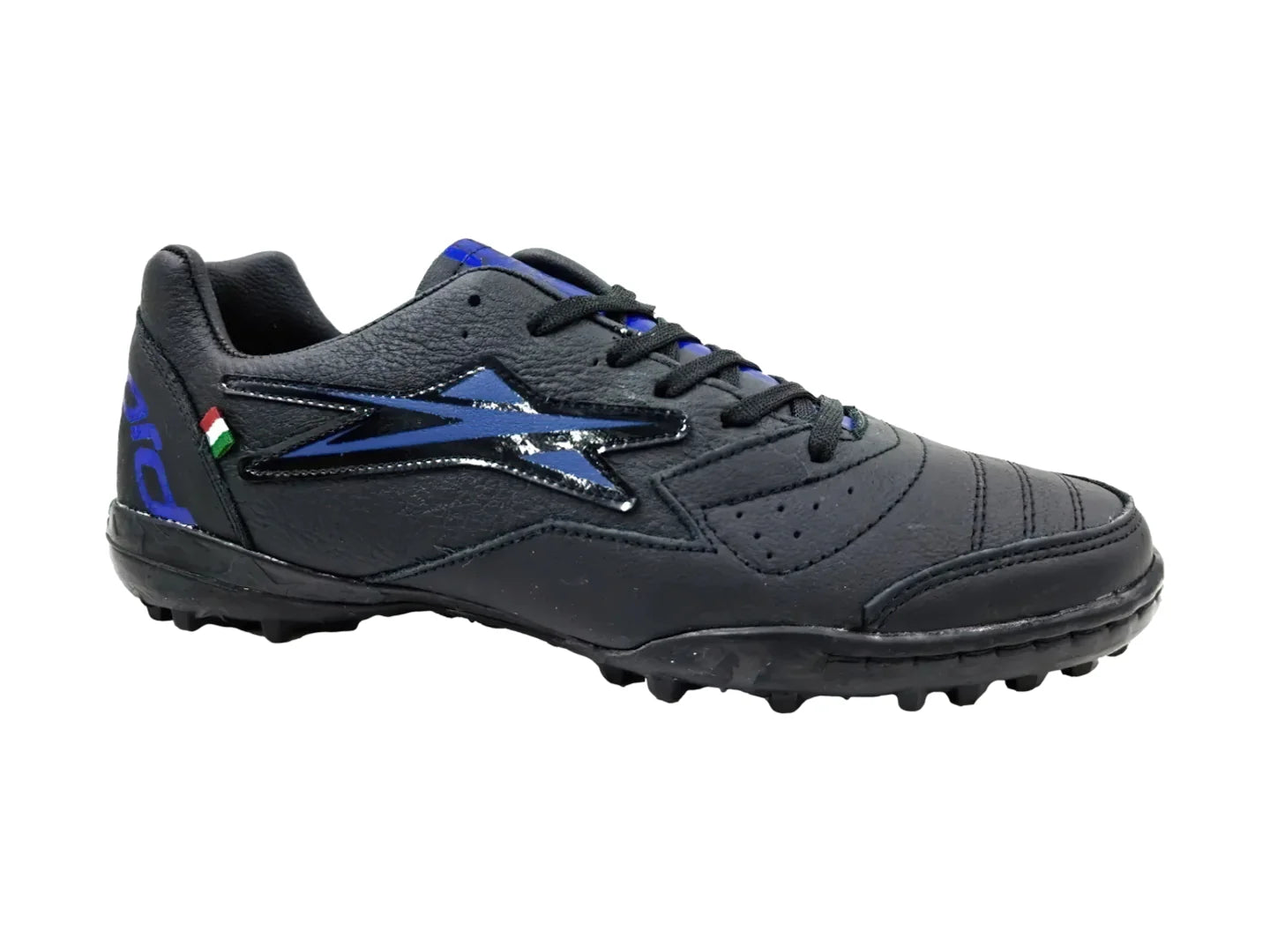 Tenis de Fútbol EESCORD Turf Negro y Azul para Hombre