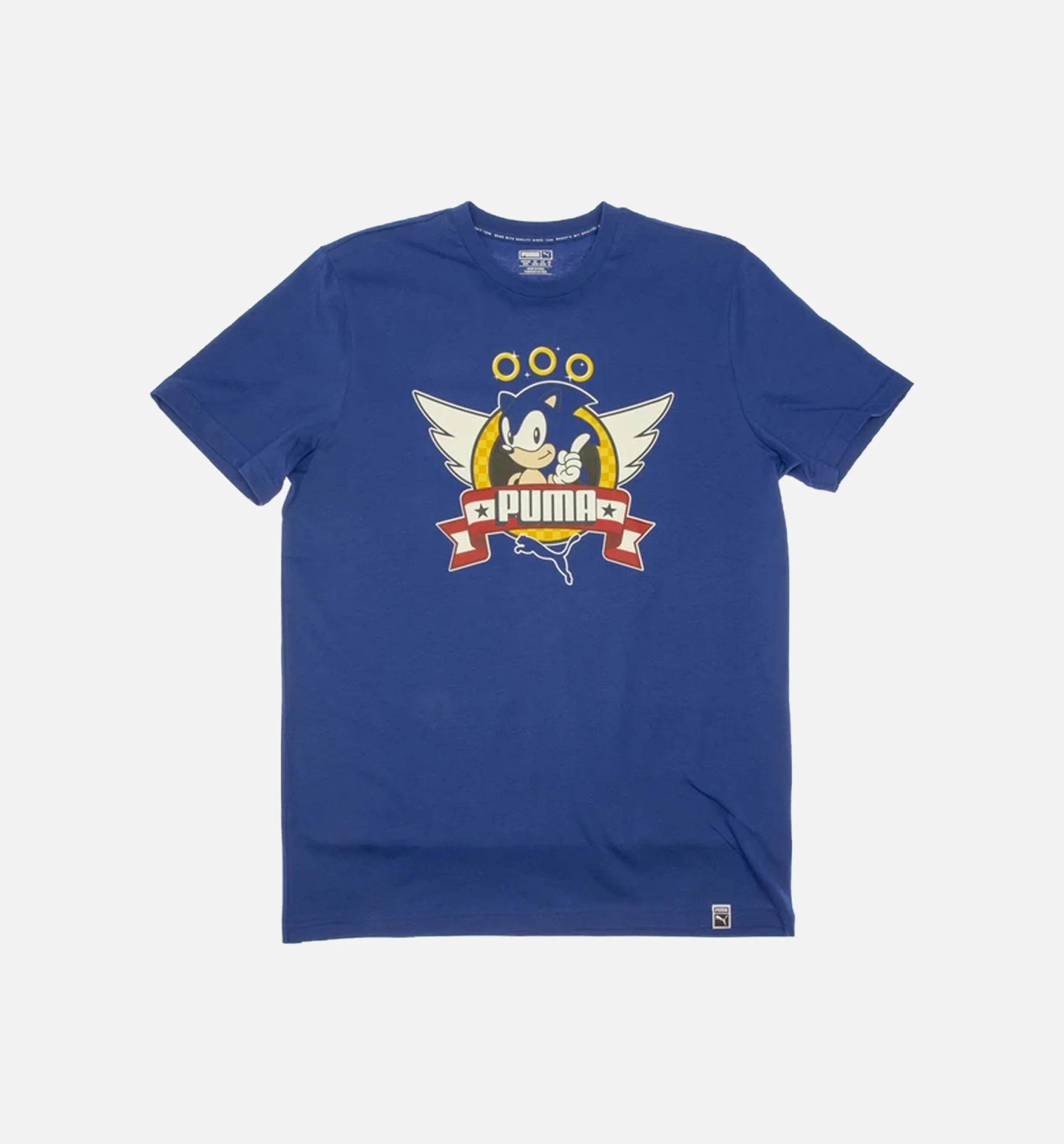 Sonic the Hedgehog X Puma Rs 0 Mens T Shirt Blue Blue