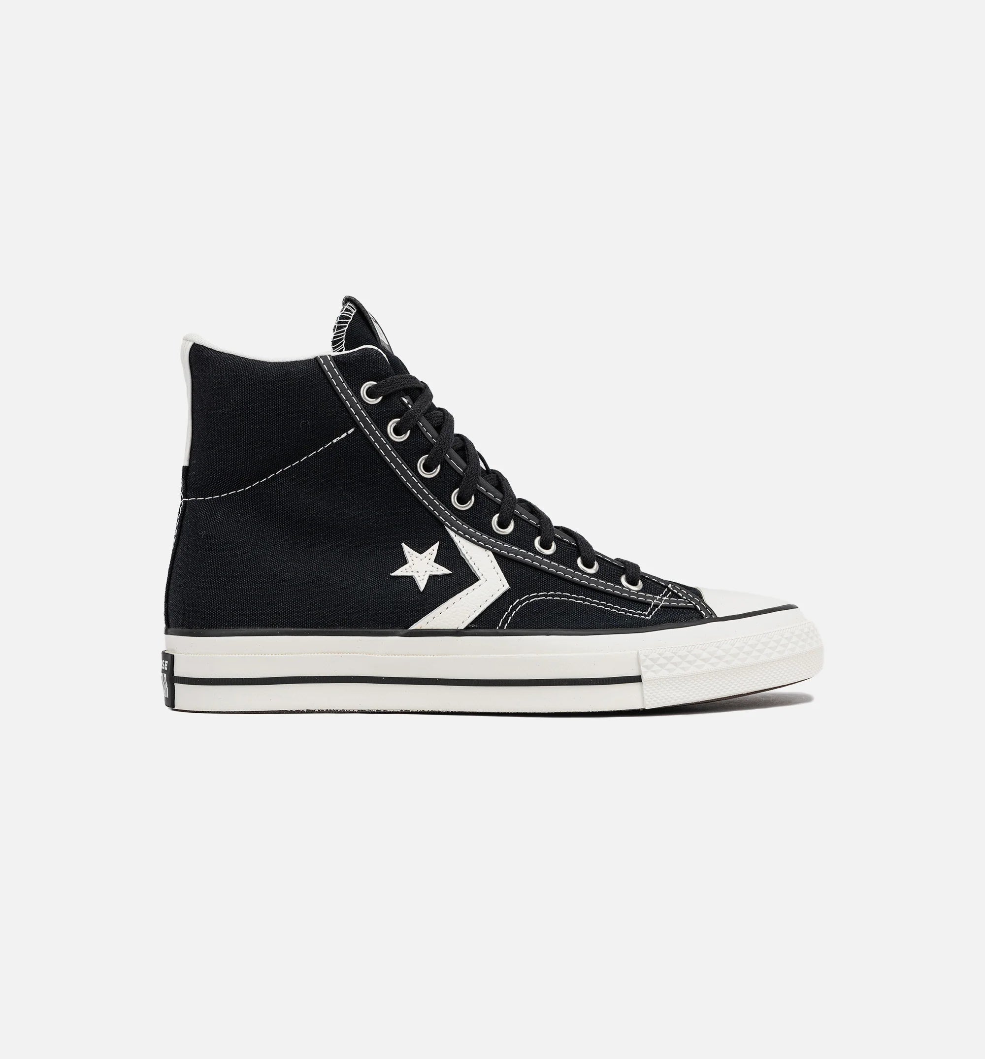 Star Player 76 High Top Mens Lifestyle Shoe Black Vintage White