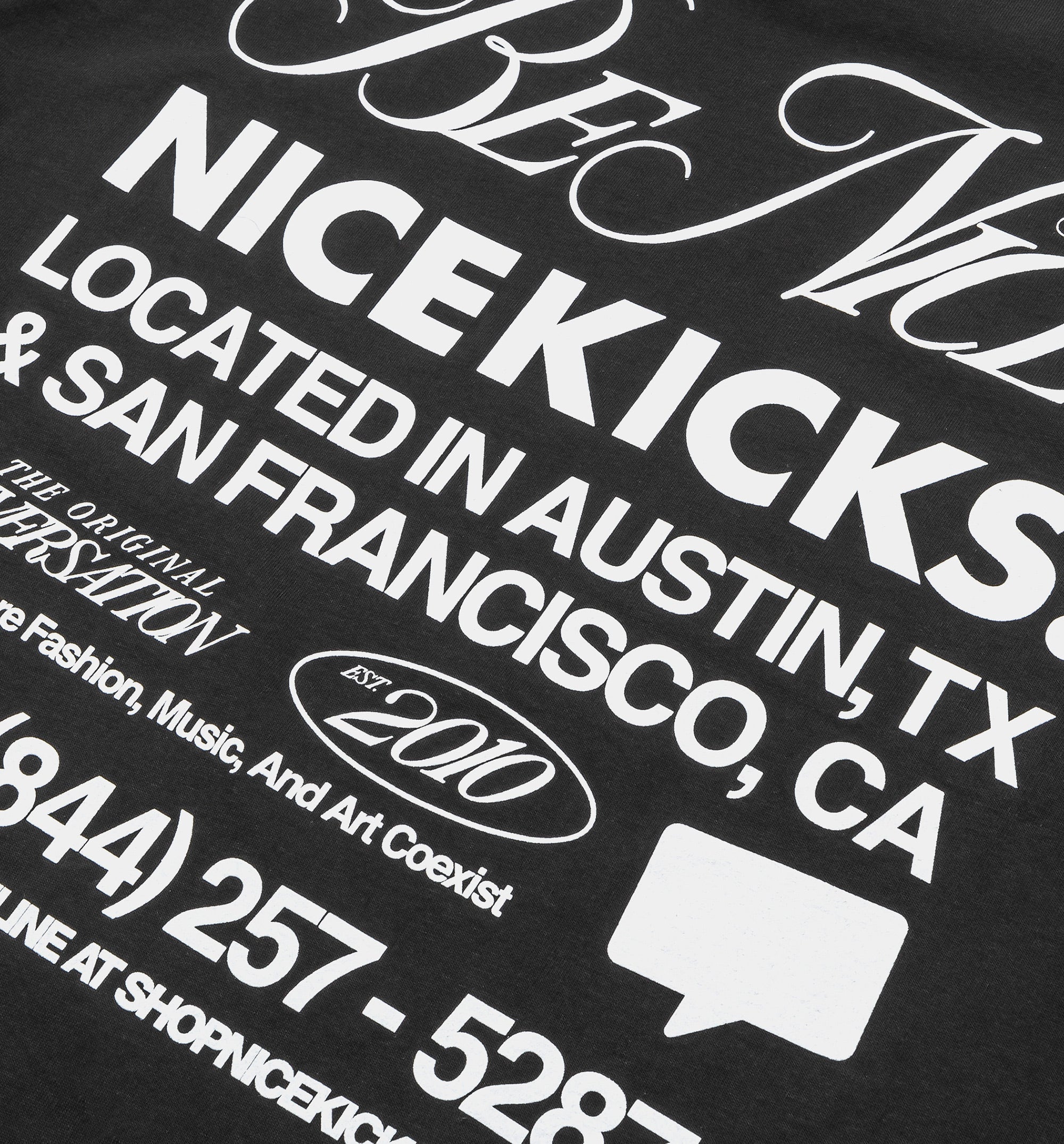 Be Nice Graphic Mens Short Sleeve Shirt Charcoal