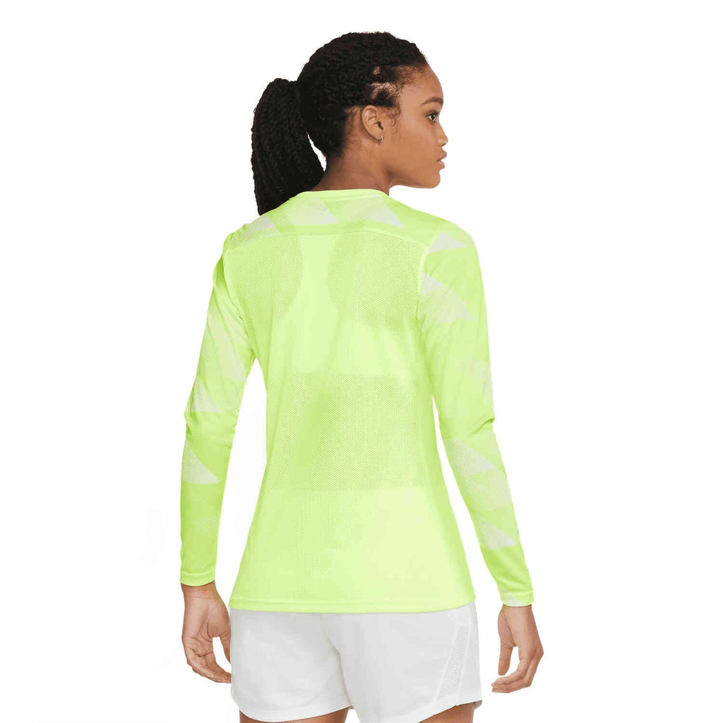Nike Womens Dri Fit Park IV Goalkeeper Jersey Volt White