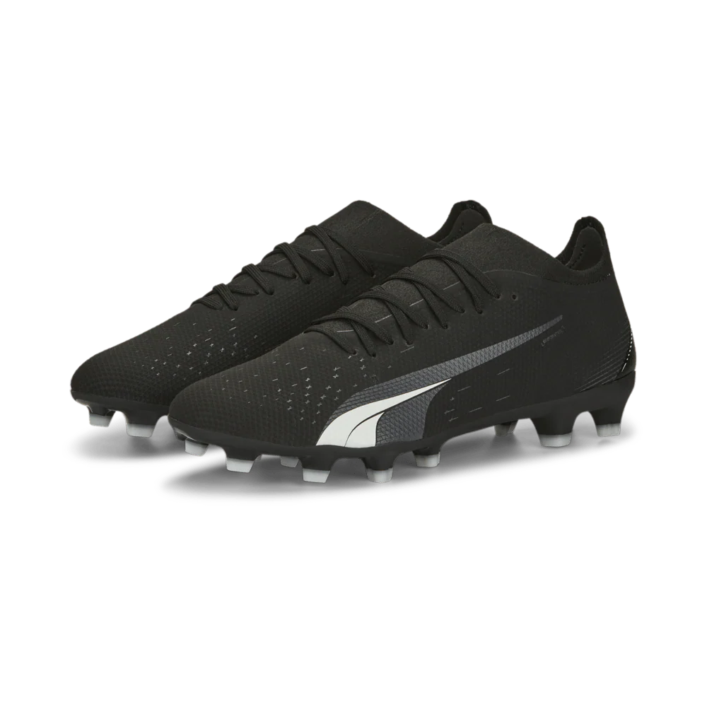 PUMA Ultra Match FG AG Firm Ground Cleats Black White