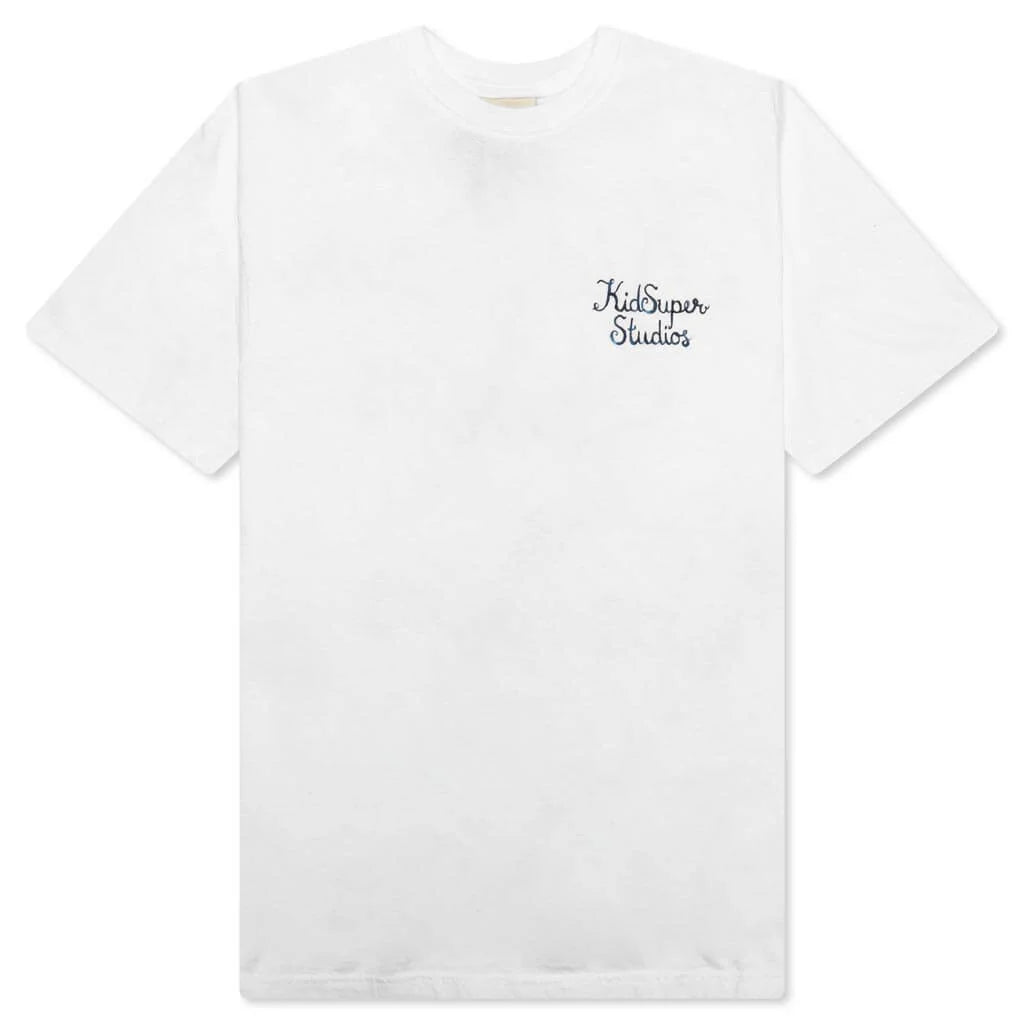 Script Logo Tee White