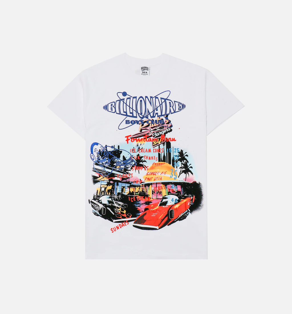 BB Shakes Short Sleeve Tee Mens T shirt White