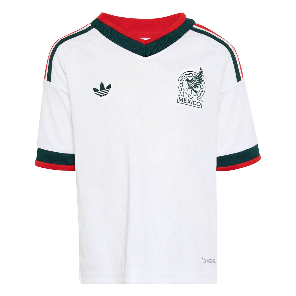 adidas Mexico Away Soccer Mini Set 2026 White