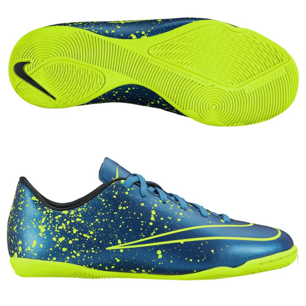 Nike JR Mercurial Victory V IC Youth Indoor Soccer Shoes Squadron Blue Black