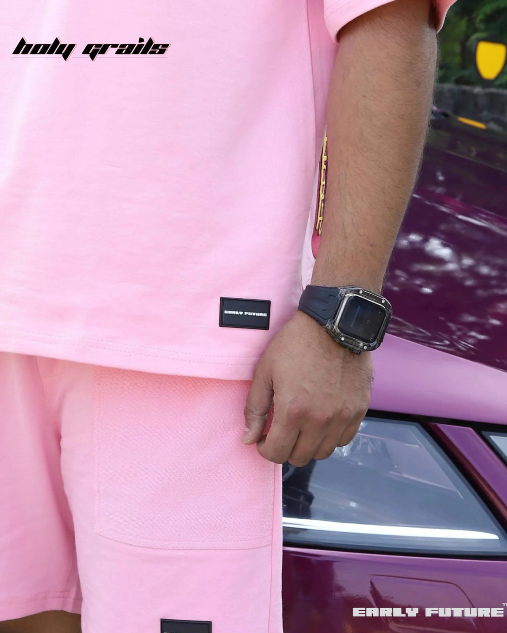 Heatwave Pink Necessary Shorts HG x Early Future