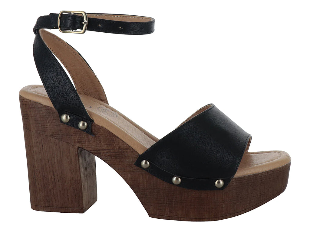 Zapatillas Luna Rosa Negro para Mujer