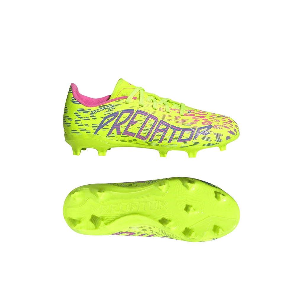 adidas Predator League Firm Multi Ground Boots Junior Lemon Blue