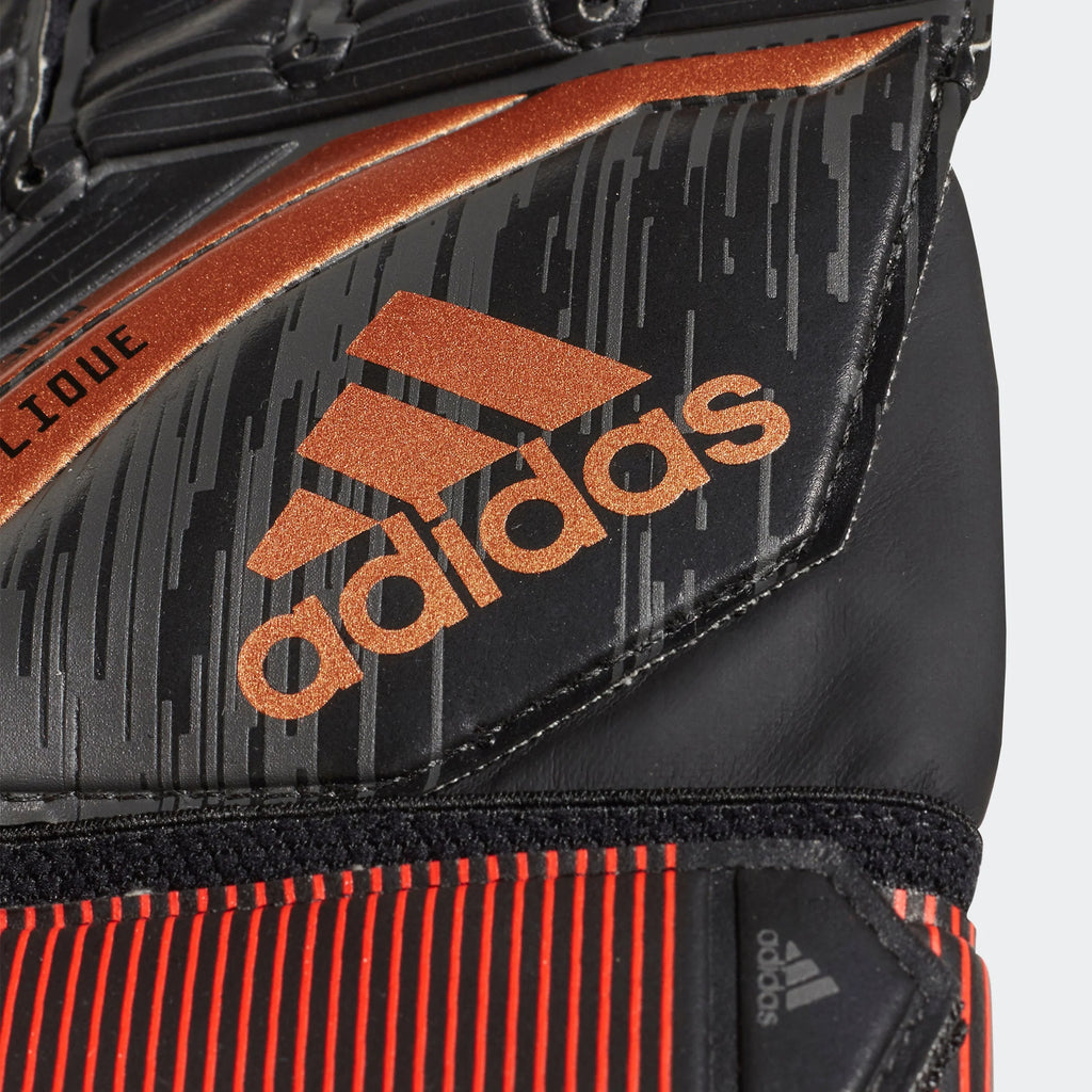 adidas Predator Replique Goalkeeper Gloves Black Solar Red Copper Gold
