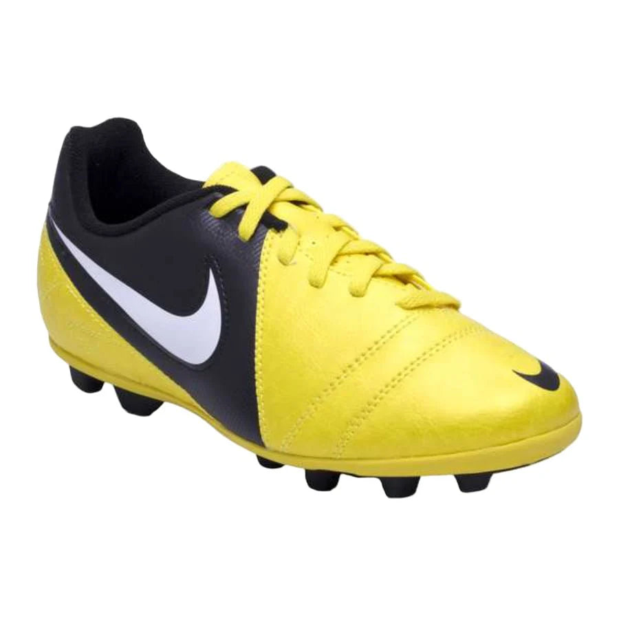 Nike Jr CTR360 Enganche III FG R Firm Ground Soccer Cleats Yellow Black