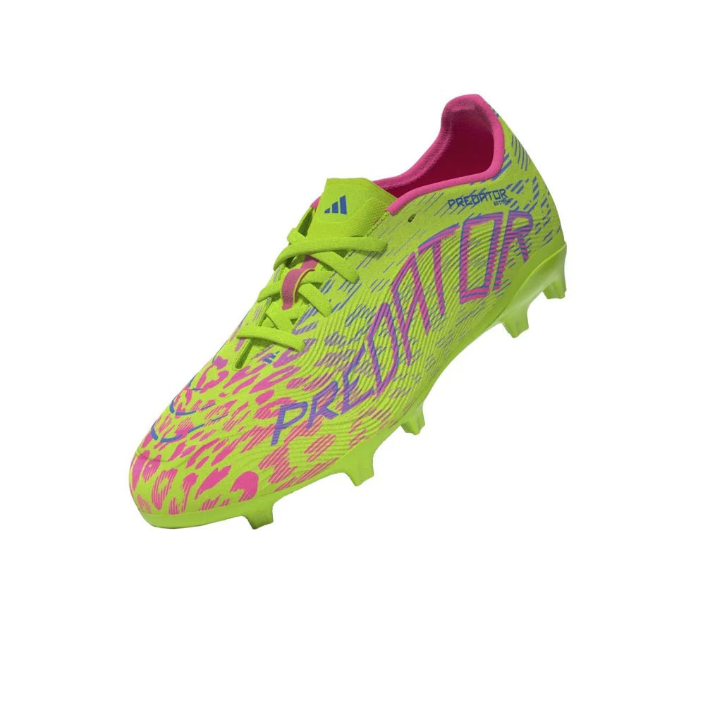 adidas Predator League Firm Multi Ground Boots Junior Lemon Blue